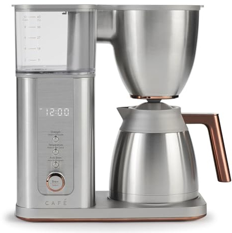 Café Specialty Drip Coffee Maker | 10-Cup Insulated Thermal Carafe | WiFi Enabled Voice-to-Brew Technology | Smart Home Kitchen Essentials | SCA Certified, Barista-Quality Brew | Stainless Steel