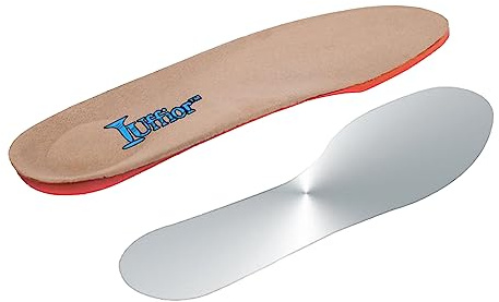 Tuffior Puncture Resistant Flexible Steel Plate Nail Proof Arch Support Men & Women Supportive Insoles Inserts Personal Protective Equipment (PPE) Comfort Protection for Safety Work Shoes Boots (M)