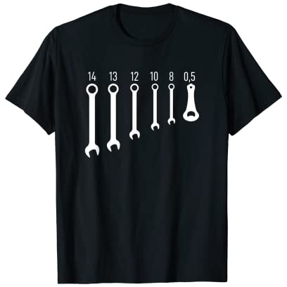 Ouvre-bière, clé à molette, décapsuleur de bière T-Shirt
