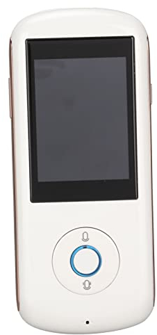 Zunate Sprachübersetzer, Echtzeit-Sprachübersetzer mit 2,4-Zoll-Touchscreen, 38 Sprachen und Zwei-Wege-WiFi/SIM-Karten-Übersetzergerät, für Reiseeinkäufe