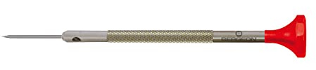 Bergeon Schraubendreher 30081-AT-120, aus Inox, mit Edelstahlklinge, 1,2 mm, mit 2 Ersatzklingen