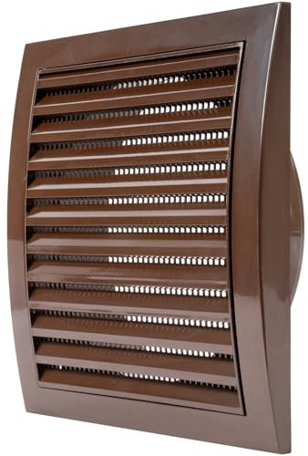 Repa Market Campana de ventilación para secadora de 6 pulgadas, cubierta de conducto para paredes o techo/rejilla de aire de plástico ABS con pantalla de malla integrada/escape y cubiertas de