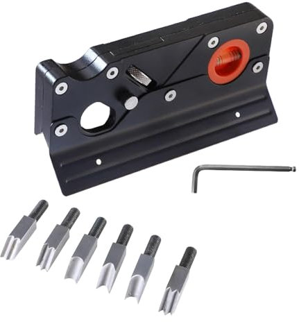 Handhobel Ergonomische Holzbearbeitung Handhobel mit 7 Fräsköpfen Option zum Abflachen von Kanten, Trimmen und Eckanfasen