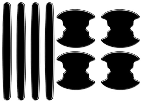 Genérico Manija De La puertaDel Automóvil Protector De Rasguño-Cubierta De Protección contra La Manija De La puertaAnti-colisión, Pegatina Exterior De Guardia Exterior Resistente A La Intemperie Par