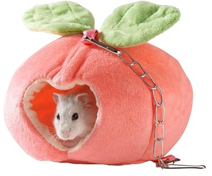 Hamsterhus,Fruktformad grottbädd för marsvin | Tillbehör för varm sängbo hamstermarsvin igelkottschinchilla och smådjur
