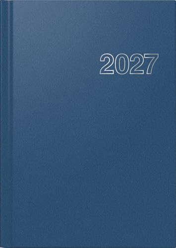 rido/idé Buchkalender Mod. Chefplaner 2027 | A5, Kunststoff, blau