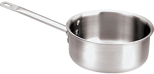 Paderno 12511-18 Casseruola Mezza Alta 1 Manico, 18 cm, Acciaio Inox