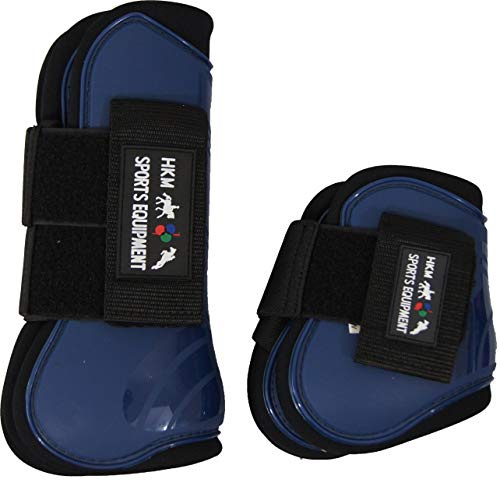HKM 8566 Springgamaschen und Streichkappen 4er Set, gefüttert, Pony Cob Full