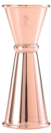 Barfly Japanese Style Jigger, Stainless Steel, Copper, 25 ml x 50 ml