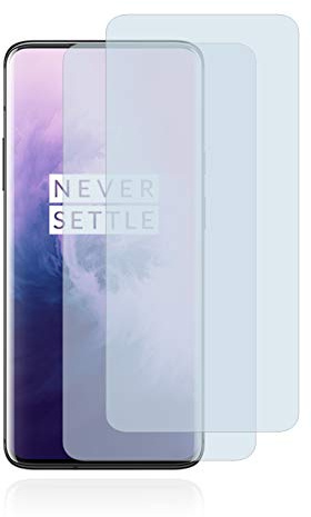 BROTECT Protector Pantalla para OnePlus 7 Pro | 2 Unidades Transparente Protección Pantalla Made in Germany 3D Curvo Claro Película Completa