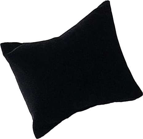 Baoblaze Schmuckkissen Uhrenkissen Samtkissen Schmuckständer, 8 x 7 cm - Schwarz