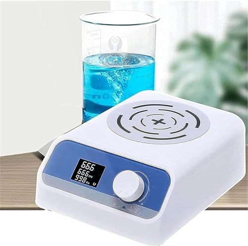 FLTRGO Agitateur Magnétique Numérique, Mélangeur Magnétique De 200-1500 TR/Min, Plage De Temps De 0-999 Min De Mélangeur De Dispersion Électrique, Adapté Au Mélange De Fluides LABO