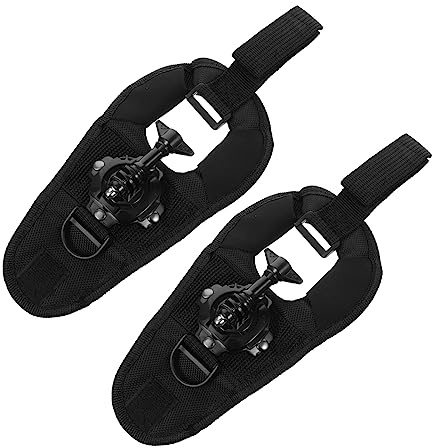 OSALADI 2pezzi Cinturino in Nylon Per Fotocamera Supporto Rotante Gradi Cinturino Per Braccio Accessorio Per Surf Snorkeling Arrampicata Pesca e Sci