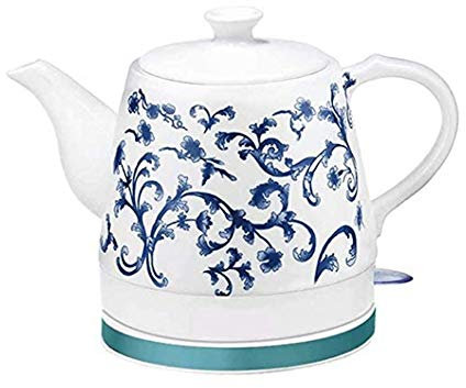 QHFTREX La Nouvelle Bouilloire électrique Rapide théière en Acier Inoxydable bouillante Samovar Cuisine Eau Kettl Isolation Domestique théière en Porcelaine powerfully