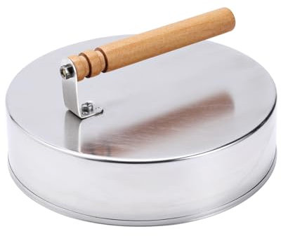 8-Inch Round Cheese Melting Dome Basting Cover with Handle,Heavy Duty Stainless Steel-Durable for Blackstone and Camp Chef Griddles, BBQ Accessory for Flat Top Teppanyaki,Ideal for Indoor & Outdoor