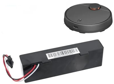 JKDND Batería De 14.8V, Compatible con Aspiradora Xiaomi Mijia LDS, Aspiradora Robot Xiaomi-Mop P, Aspiradora Robot Xiaomi-Mop 2S/Haier JX37(3200mAh)