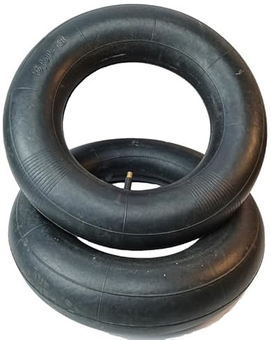 2 camere d'aria 3.50-8 con valvole dritte, camere d'aria gonfiabili 3.50-8 per tosaerba, carriole, rimorchi da giardino, go-kart,
