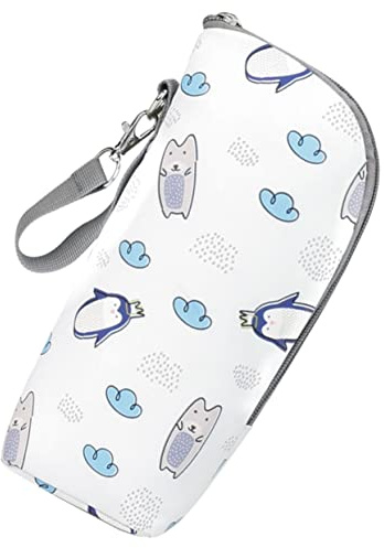 GALPADA Isolierte Milchflaschen Tasche für Babys mit Reißverschluss Langlebige Thermotasche aus Robustem Material für Kinderwagen