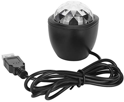 Grcfumo 1 pz. Luce da palco, attivata dal suono per Halloween, illuminazione da palco per DJ, mini lampada LED USB colorata con controllo vocale, decorazione per feste da bar, KTV