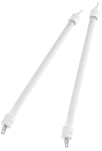 VALICLUD 2 pezzi al quarzo resistente alle alte temperature, elemento riscaldante di ricambio per riscaldatore elettrico da terrazzo, riscaldamento rapido, durevole e affidabile per interni ed esterni