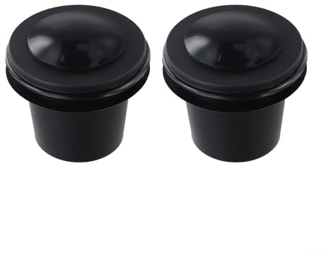 6 Piece Silicone Umbrella Wedge & Cover Set Designed for 22 5 Inch Table Holes Perfect for Reducing Wind Induced Wobble Outdoors (black)