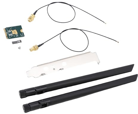 Bewinner Tarjeta Inalámbrica WiFi 6E de Alta Velocidad para 10 11 M.2 NGFF 5,2 4200Mbps Tarjeta de Red WiFi Inalámbrica para, Terransforce