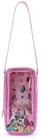 Disney Store Official borsa porta bambole Principesse Disney, borsa per bambole luccicante e fiabesca, H 18 x L 18 x P 5 cm