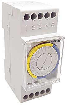 Perry 1IO0022 Interruttore Orario Giornaliero, Nero