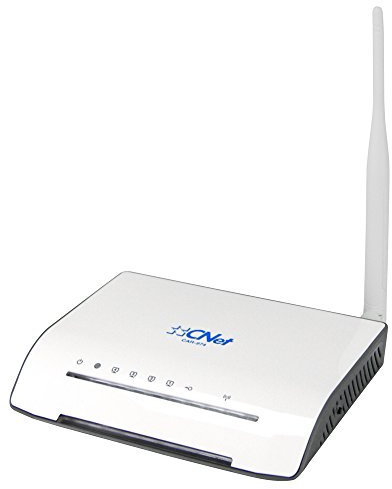 C Net 41220 Modem Routeur ADSL2/2+ 4 Ports 150 Mbps Blanc