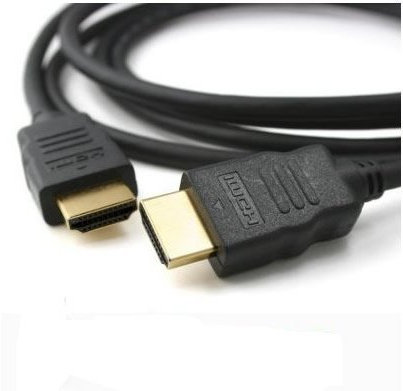 World of Data 1m HDMI to HDMI Cable v1.4 with Gold Plated Connectors - Compatible with Xbox, Playstation, Sky, Routers, Modems, Hub, NAS, Network Printers - Colour: Black