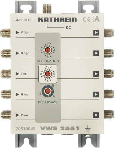 Kathrein VWS 2551 Satellite Amplifier 4-Way 16 dB