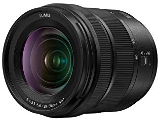 Panasonic S-R2060E LUMIX S Ultra-Weitwinkelzoom Objektiv (20-60 mm, L-Mount Bajonett, F3.5-5.6, Filtergröße 67 mm) schwarz