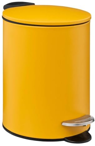 5five - Papelera metálica Soft Close 3l colorama Amarilla