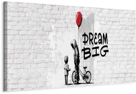 murando - Akustikbild Schalldämmung Dream Big, Schallschutz, Wohnzimmer