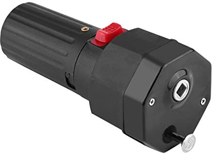 Gavigain Motor,Barbecue Rotisserie Motor 1.5V Elektrischer BBQ Grill Motor Braten Halterung Zubehör Batteriebetrieben Schwarz für Outdoor Camping, BBQ (Batterie Nicht inbegriffen)