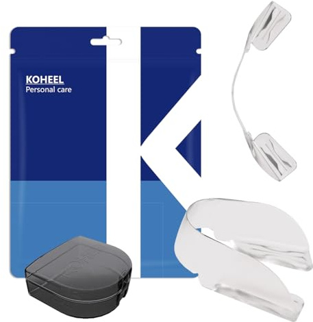 KOHEEL AIR gouttiere dentaire ultra-mince, gouttiere dentaire nuit confortable, goutiere dent bruxisme, 10 pièces