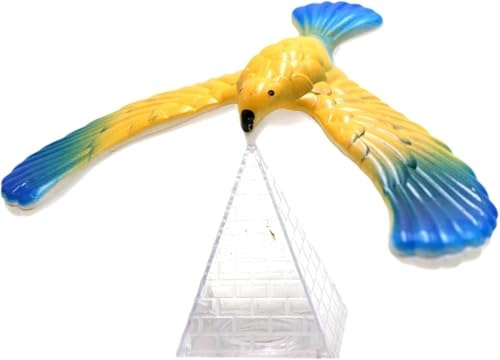 Balancing Bird, Hovering Eagle, Magical Balancing Bird Eagle with Pyramid Stand at Home Focus on Physics Science Product