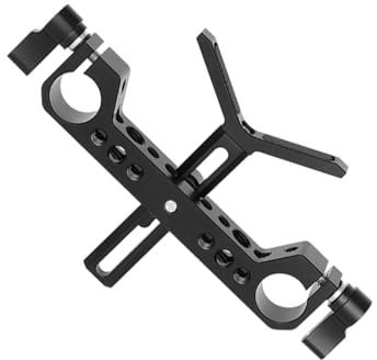 Support d'épaule pour appareil photo reflex numérique avec plaque à dégagement rapide pour trépied réglable