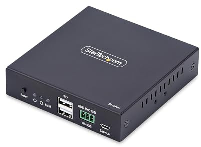 StarTech.com HDMI KVM Receiver Over IP Network for the IH2006 Product Series, 4K 60Hz, Keyboard/Video/Mouse, Receiver Only