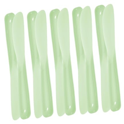 Mikinona 20 Stück Silikon Kosmetikspatel Gesicht Make Up Mischspatel Langgriffig Flexibel Hautfreundlich für Foundation Masken Beauty Tool