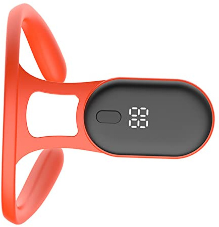 aqxreight Entraîneur de Posture Intelligent avec écran LCD pour éviter le Bossu, Surveillance Précise, Correction de la Posture du Dos pour étudiant, le Noir Peut Aider les épaules Bossues à (ORANGE)