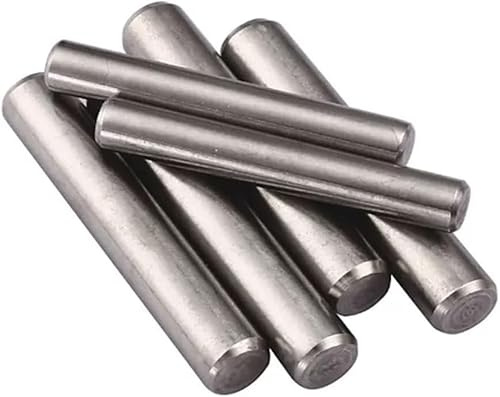 Dowel Pin Cylindrical, M4 Cylindrical Pin Locating Dowel, Length 16MM 304 Stainless Steel Fixing Shaft, 10PCS