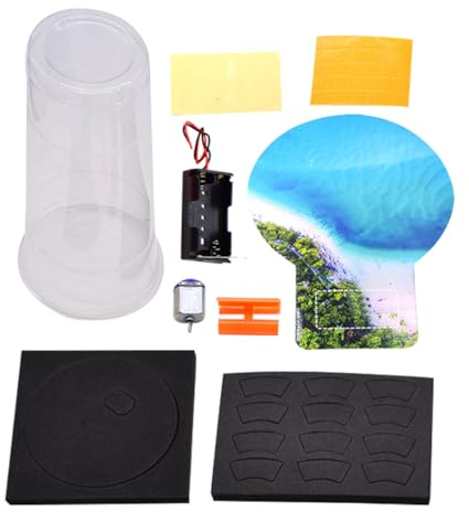 ifundom Tornado Maker Educational Stem Science Kit for – Electric DIY Tornado Experiment with Assembly Materials for Primary School Science Learning