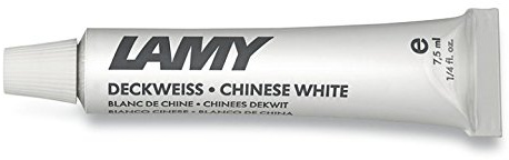 LAMY aquaplus Z 71 Farbtube Deckweiß einzeln mit 7,5ml Inhalt - ideal zum Malen und Mischen von Wasserfarben - perfekt für die Schule