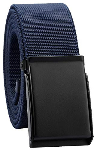 KYEYGWO Unisex Verstellbar Elastischer Stretchgürtel Metallschnalle | 4cm Breite Einfarbig Web Arbeitsgürtel mit Flip Top Schnalle für Herren Damen für Jeden Anlass Leichter Wandern Geschenke