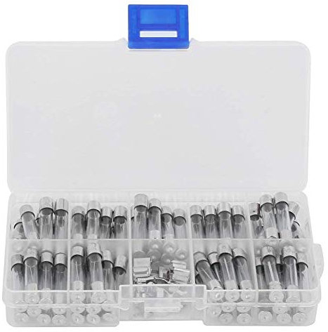 Fusibile per tubo di vetro componenti elettronici fusibili 82Pcs 6x30mm fusibile 250V 0,5A ~ 30A kit di classificazione con portafusibile