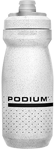 CAMELBAK Podium Sport-Wasserflasche, Quetschflasche, zum Laufen, Radfahren, Wandern Weißer Especkle