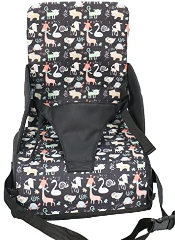 Lambo Kinder Sitzkissen Sitzerhöhung Stuhl, Baby Tragbar Sitzkissen Mit Sicherheit Verstellbar Zerlegbar Kleinkinder Esszimmerstuhl ErhöHen Pad Esszimmer Boostersitze