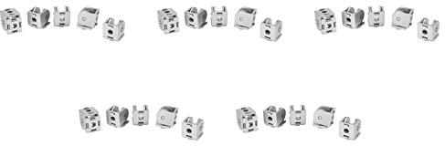 Niniang 25Pcs Series Zinc Alloy Pivot Joint for Aluminum Extrusion Profile 2020 Series, Flexible Pivot Joint for Aluminum Profile 2020