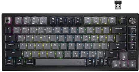 Corsair K65 Plus Wireless 75 % Rgb Tastatur Gaming Rf Kabellos + Usb Qwerty Englisch Schwarz (cH-91d401L-Na)
